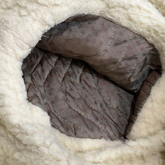 Vintage Corduroy Jacket Mens Large Brown Sherpa Lined Shacket Scovill 70s 80s - Picture 11 of 11